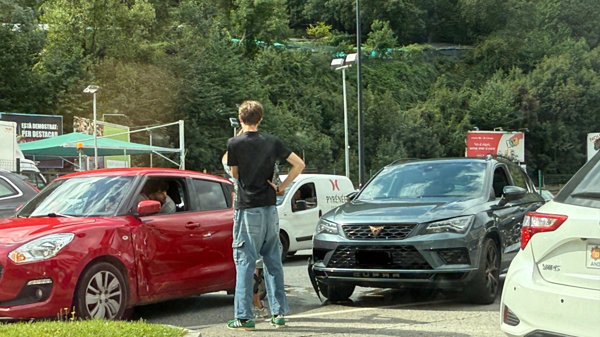 Els dos cotxes accidentats