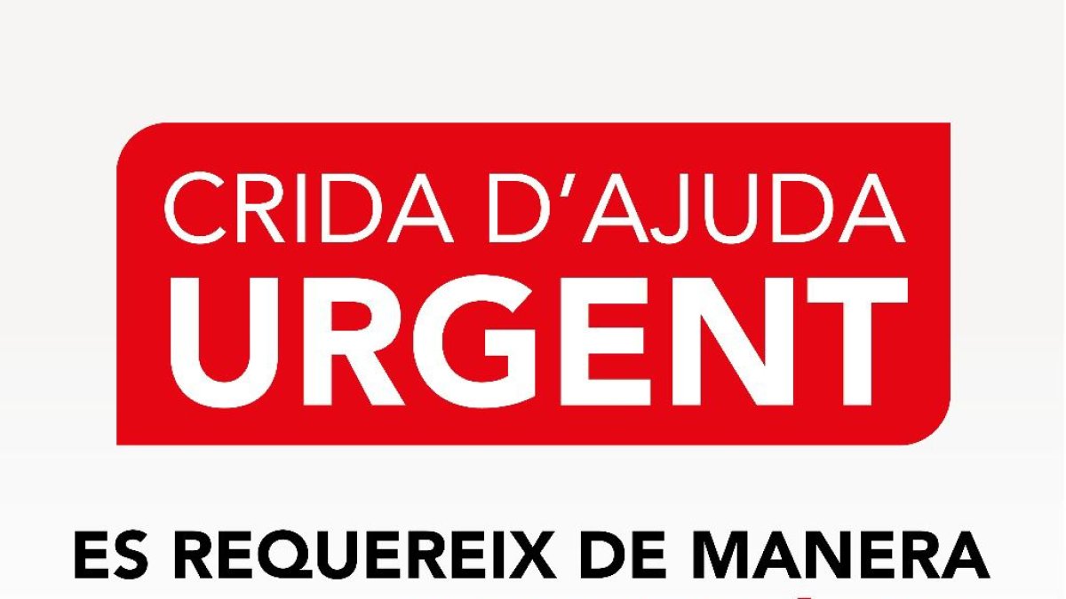 Crida urgent de l'ADJRA per recaptar aliments bàsics.