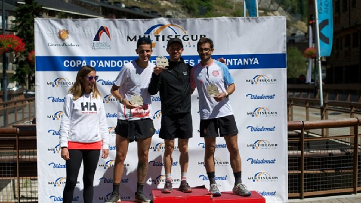 Entrega premis Canillo Trail masculí.