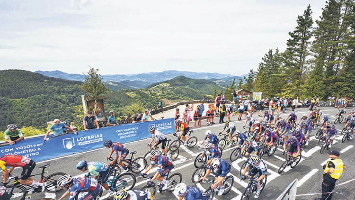 Un instant de l’etapa.