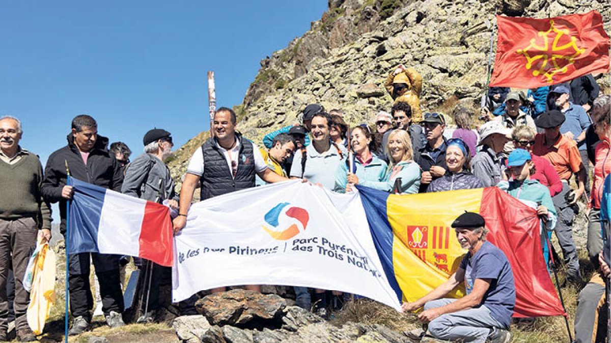 Trobada Auzat-Ordino al port del Rat.
