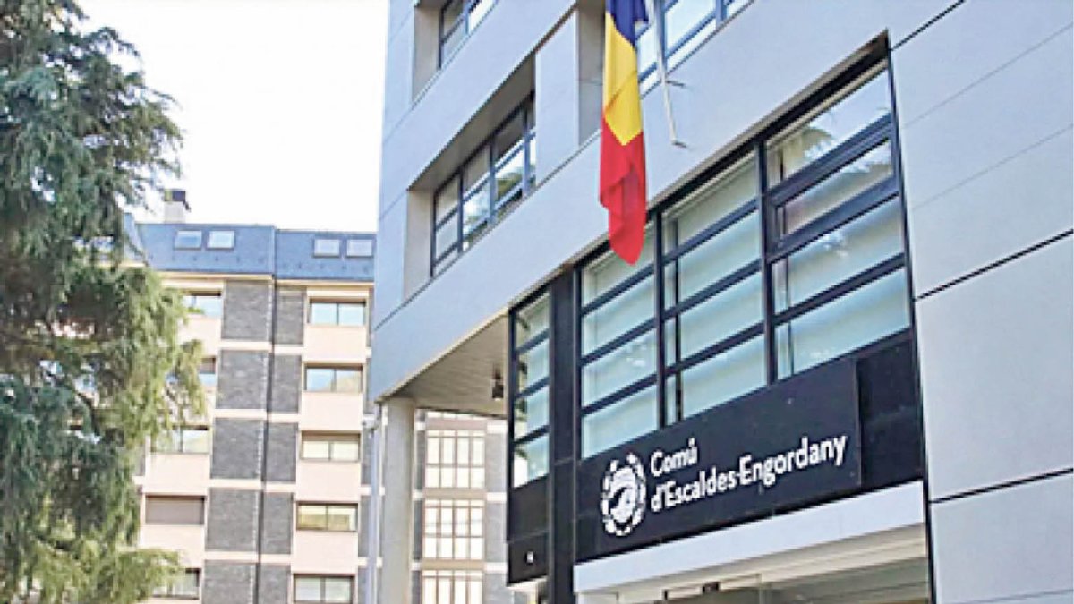 Façana del comú d’Escaldes-Engordany.