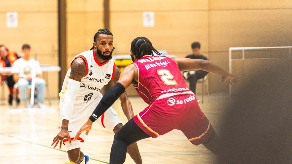 Evans, en una acció del partit