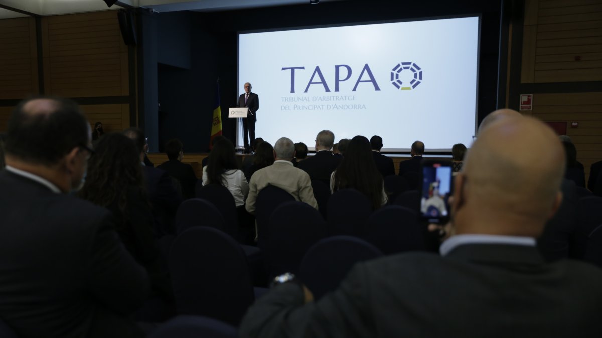 La presentació del Tribunal d’Arbitratge, l’any 2021.