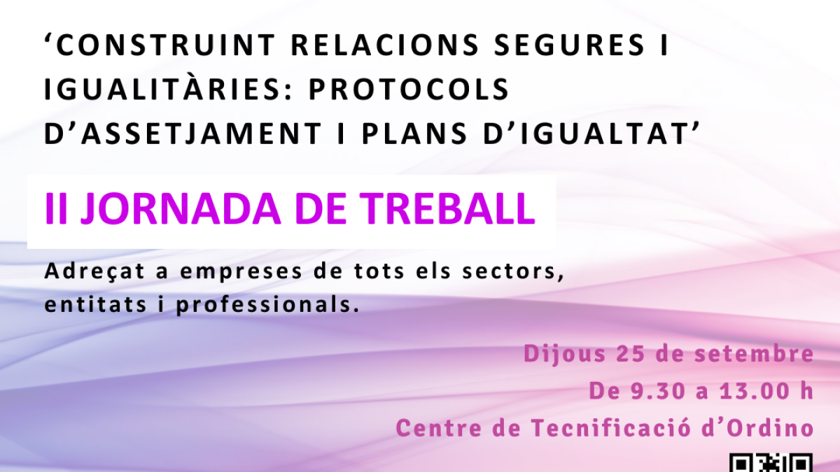 El cartell de les jornades.
