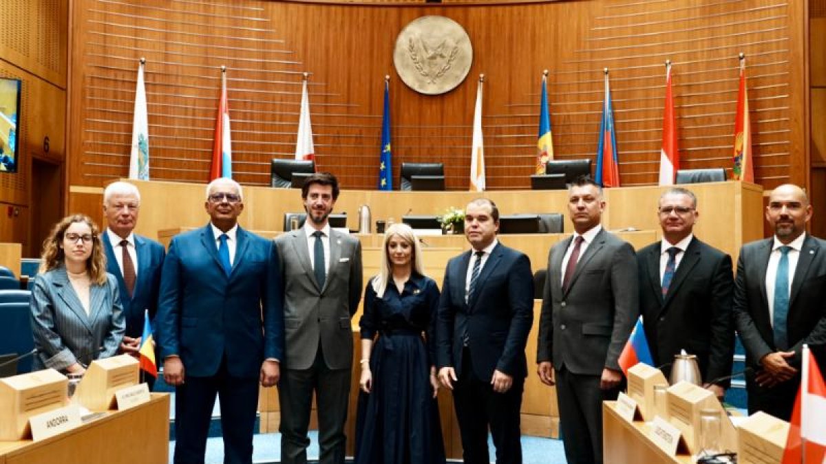 Els participants de l'edició d’enguany de la Conferència de presidents de parlaments de Petits Estats d'Europa.