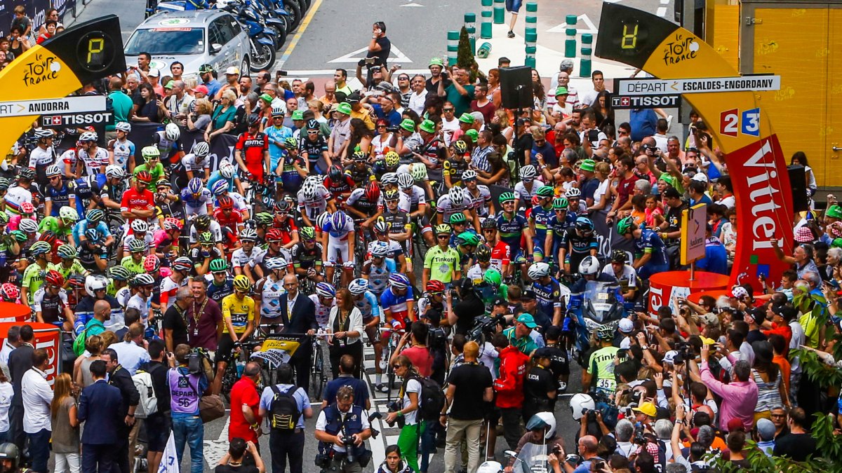 Sortida del Tour des d’Escaldes-Engordany el 2016.