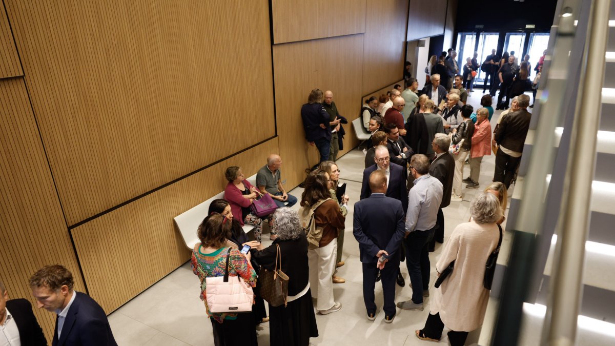L'assemblea de creditors a la seu de la Justícia