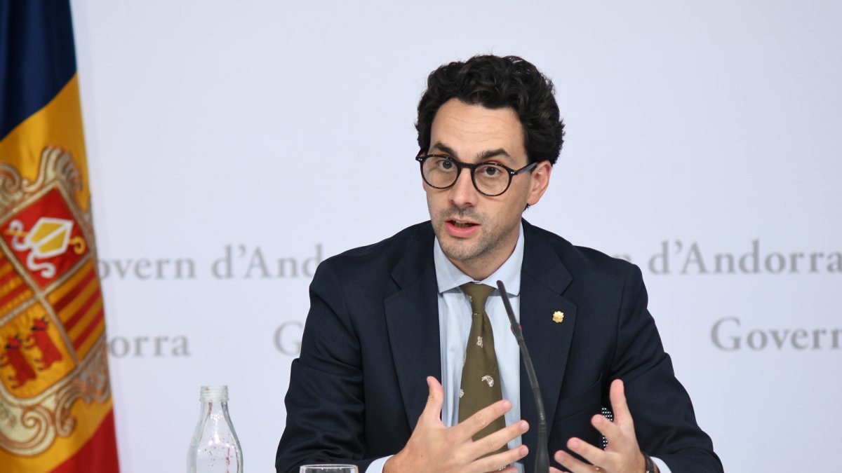 El ministre portaveu, Guillem Casal, ahir.
