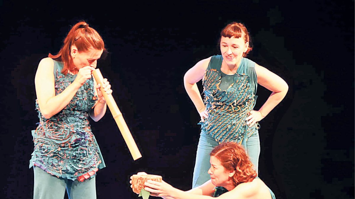 Un moment de l’obra ‘Sotabosc’ d’Inspira Teatre.