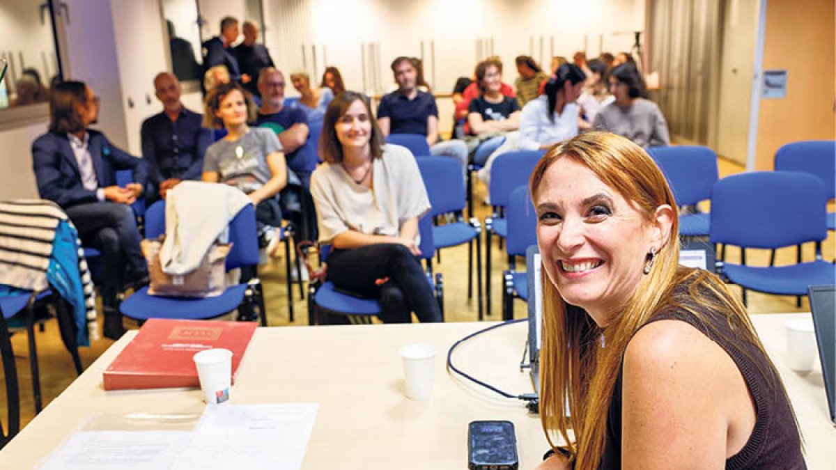 La presidenta del col·legi, Jael Pozo.