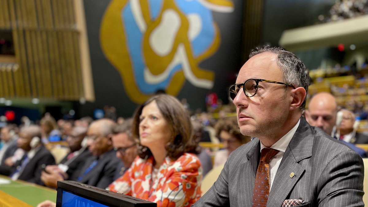 Xavier Espot i Imma Tor al Debat General de l'Assemblea de l'ONU