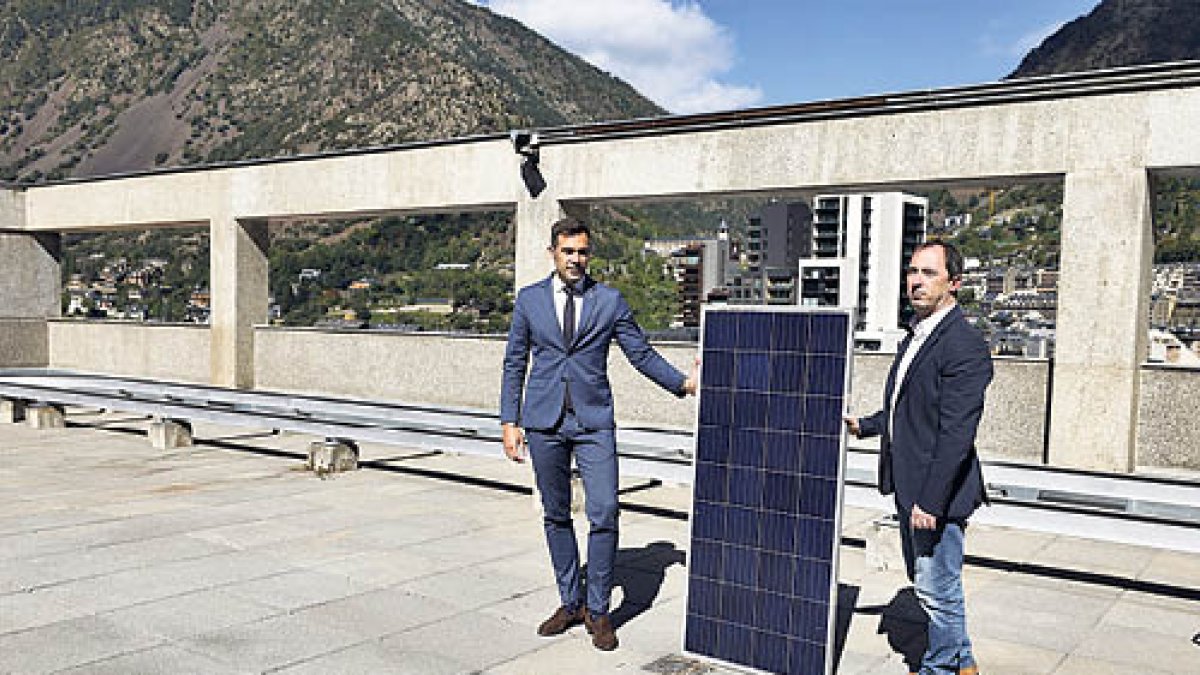 El secretari d’Estat David Forné durant la presentació del projecte.