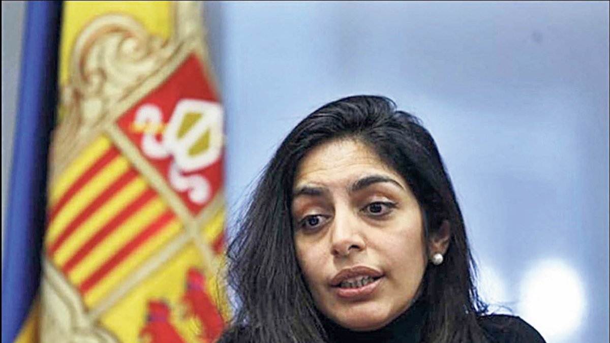 Resma Punjabi en una roda de premsa.