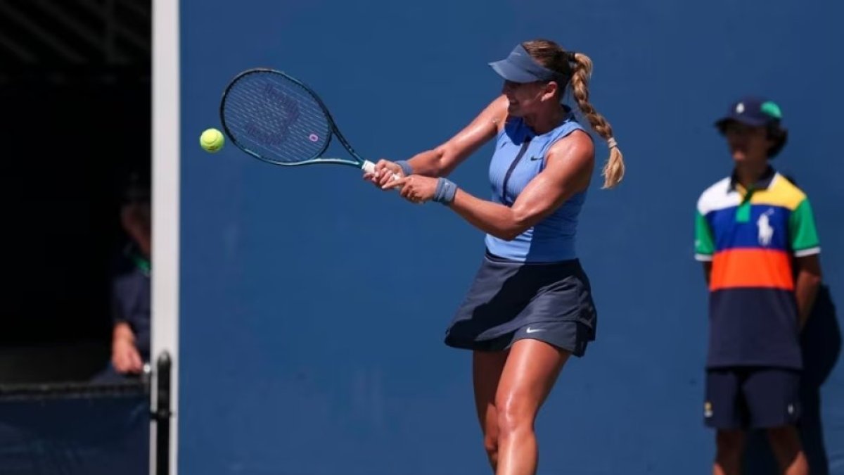 Vicky Jiménez durant el passat US Open