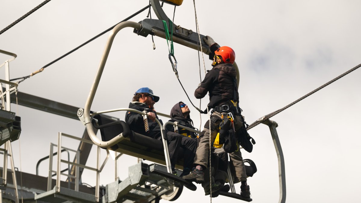 Imatges del simulacre de rescat