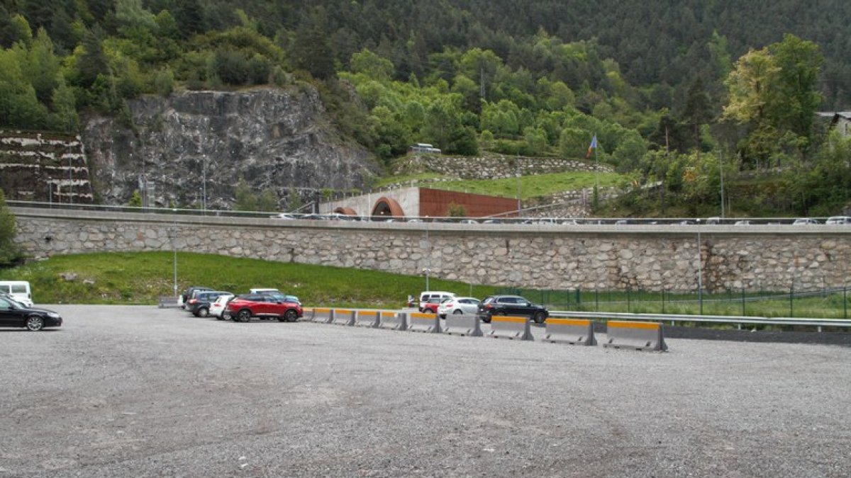 El pàrquing Prada de Moles a Encamp.