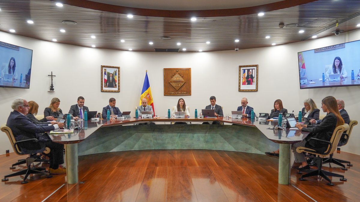 La sessió del consell de comú d'Encamp d'aquesta tarda.