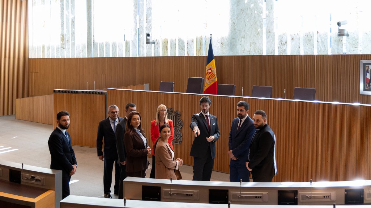 Visita d'una delegació de l'Assemblea Nacional d'Armènia al Consell General