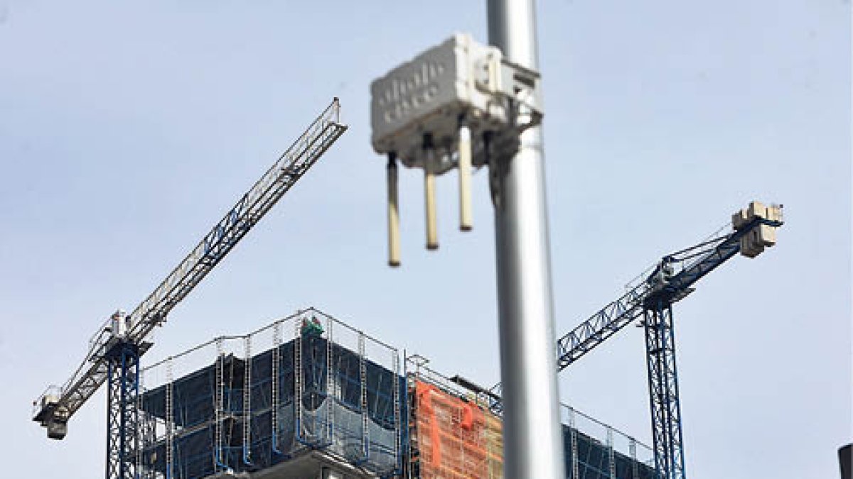 Un edifici en construcció.