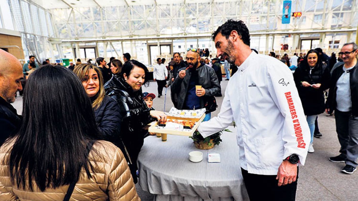 Servei de càtering de les darreres eleccions nacionals a Escaldes.