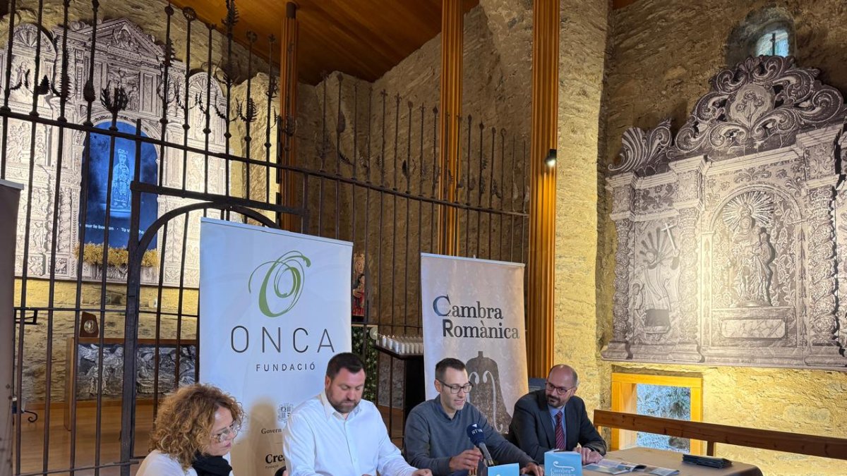 La presentació del cicle Cambra Romànica, on participa la Fundació ONCA.