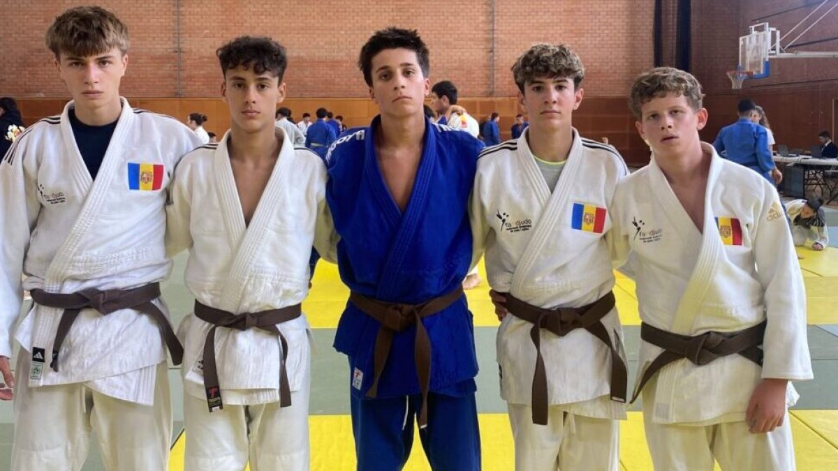 L'equip cadet de la Fandjudo