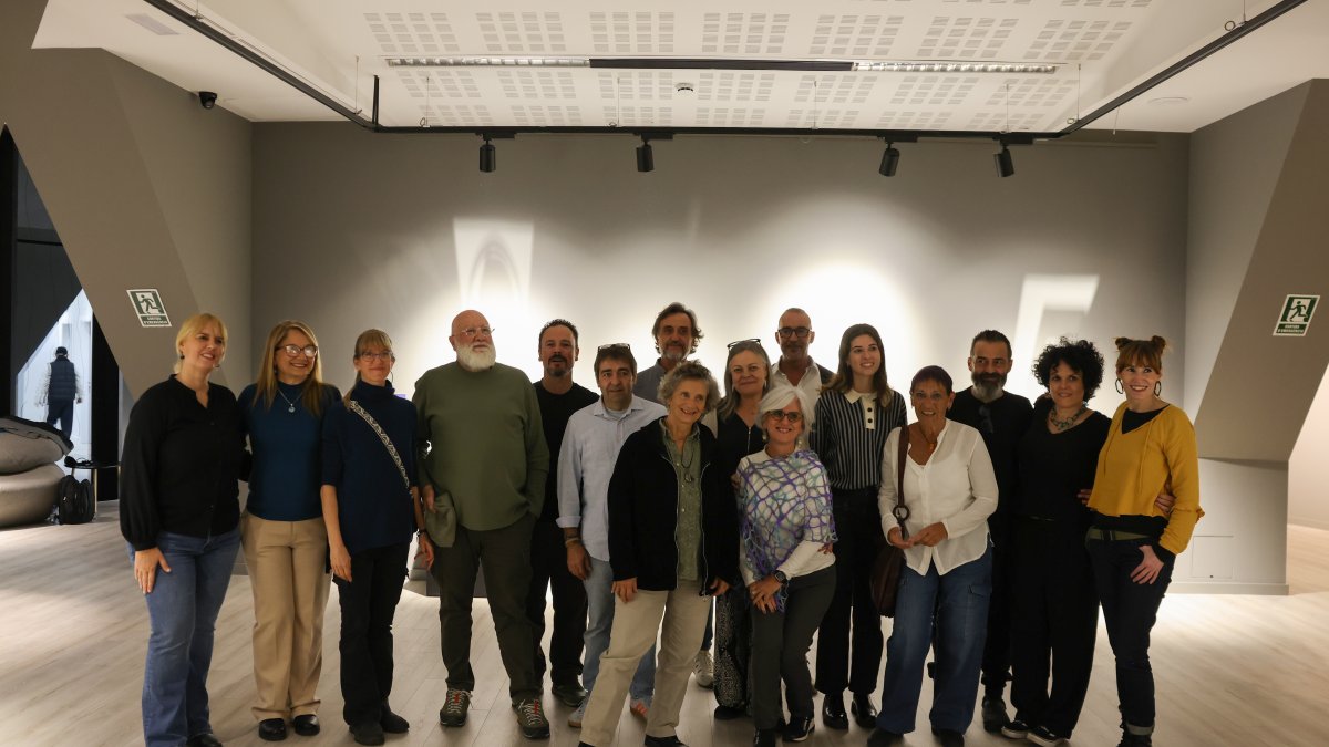 Els artistes convidats de la mostra.