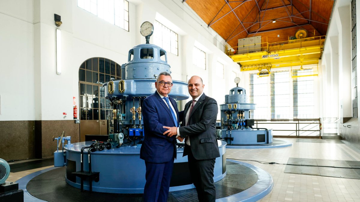 Albert Moles i Davide Ciciliato, director comercial d’Endesa.