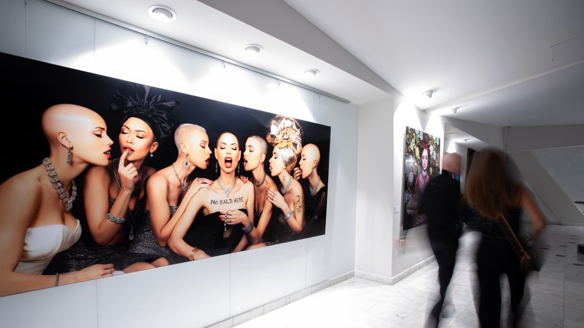 Una de les obres de l'exposició de Philippe Shangti