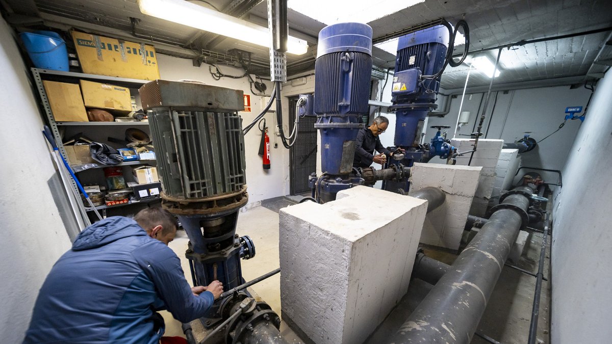 L’estació de bombeig de l’Estadi Comunal.

Foto: Comú d'Andorra la Vella/Tony Lara