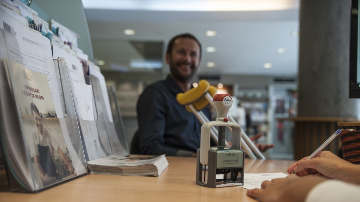 L’àrea d’atenció de la Seguretat Social.