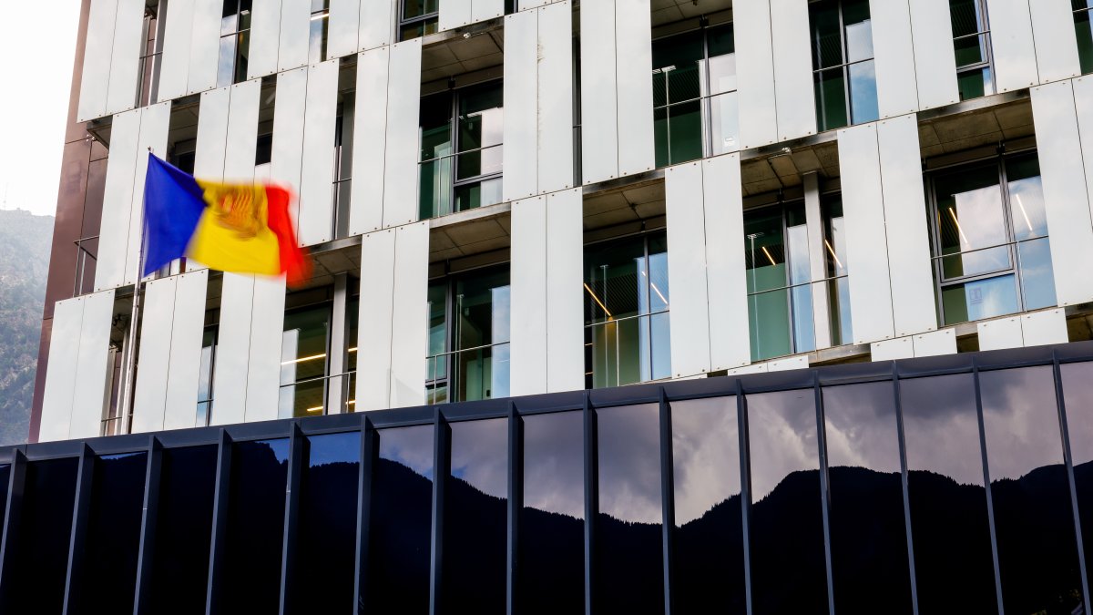 La façana de la seu de la Justícia.