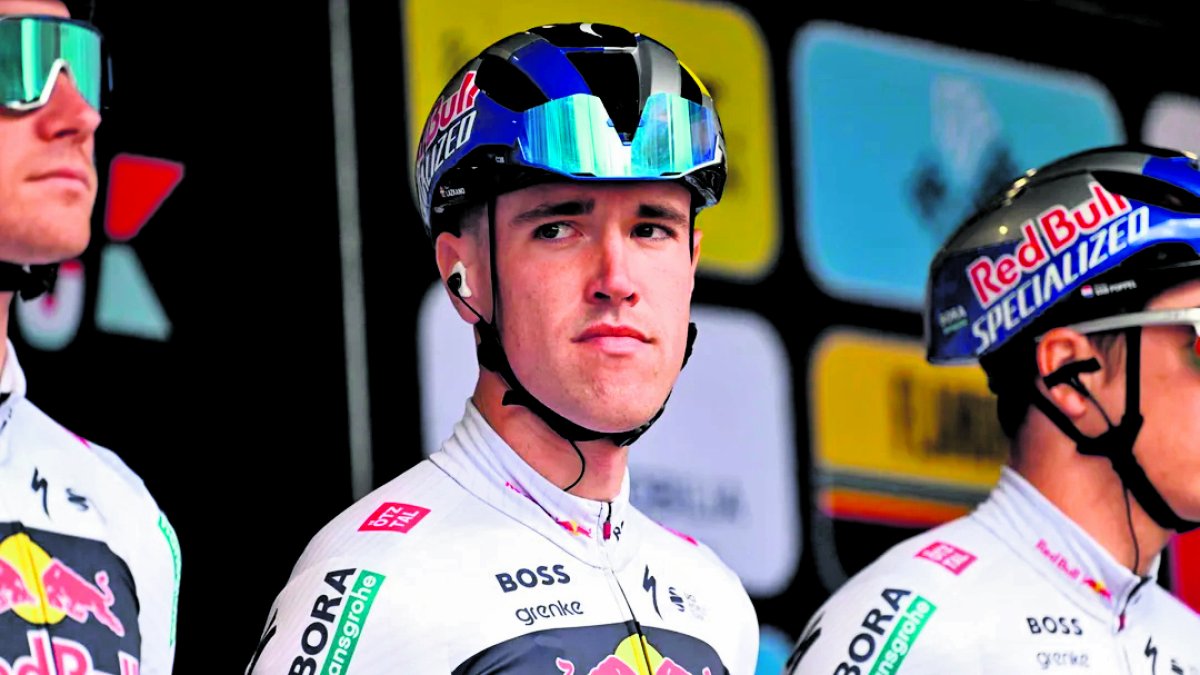 El resident Oier Lazkano, en una prova anterior.