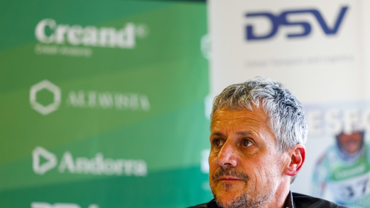 El gerent de la FAE, Carles Visa, present a Sölden, en una imatge d’arxiu.