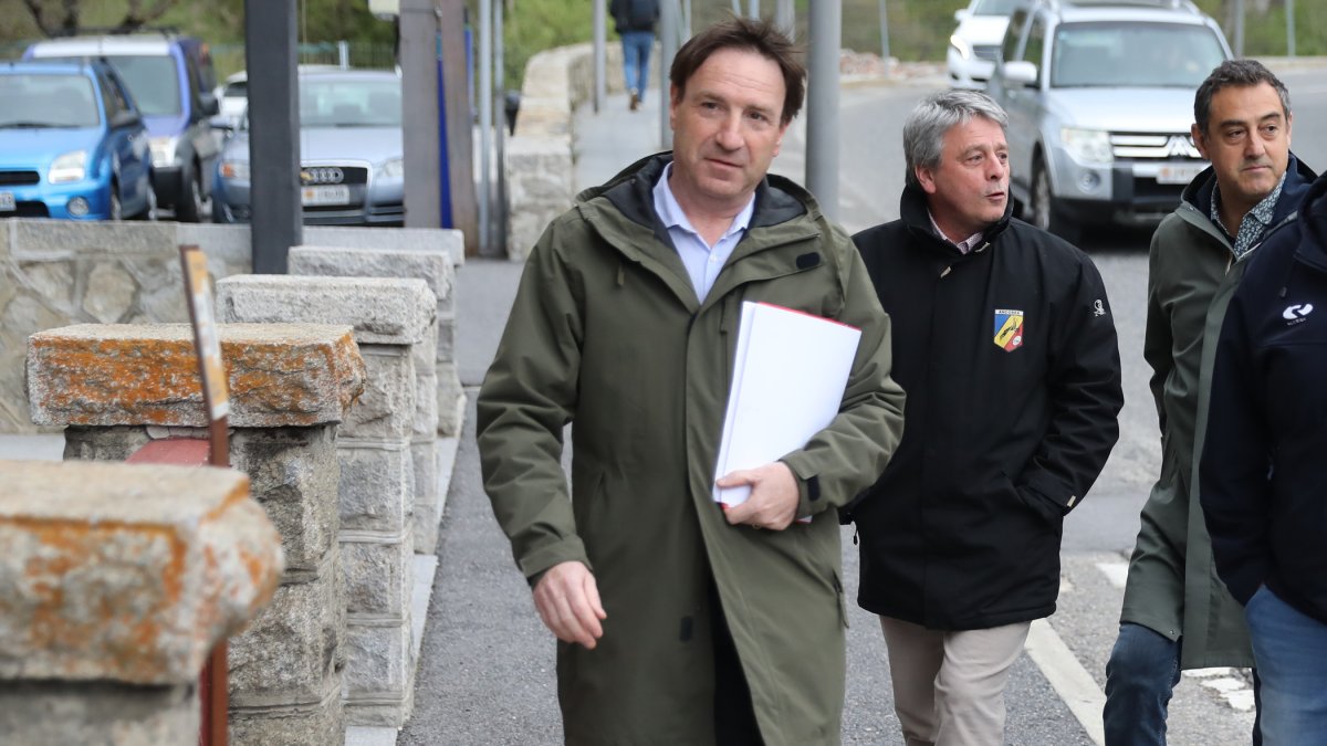 Albert Calvó, Jean-Marc Flaux i David Ferré.