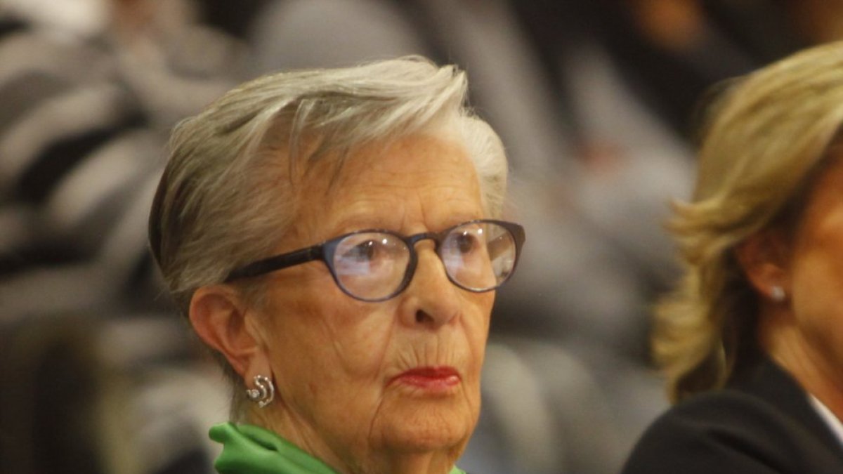 Pradère en un acte de la seva fundació.