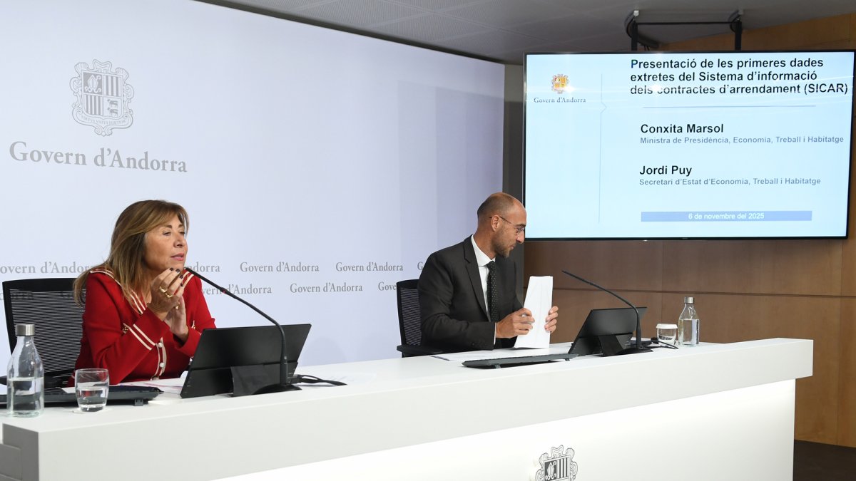 Presentacio del Sistema d’informació dels contractes d’arrendament (SICAR). 