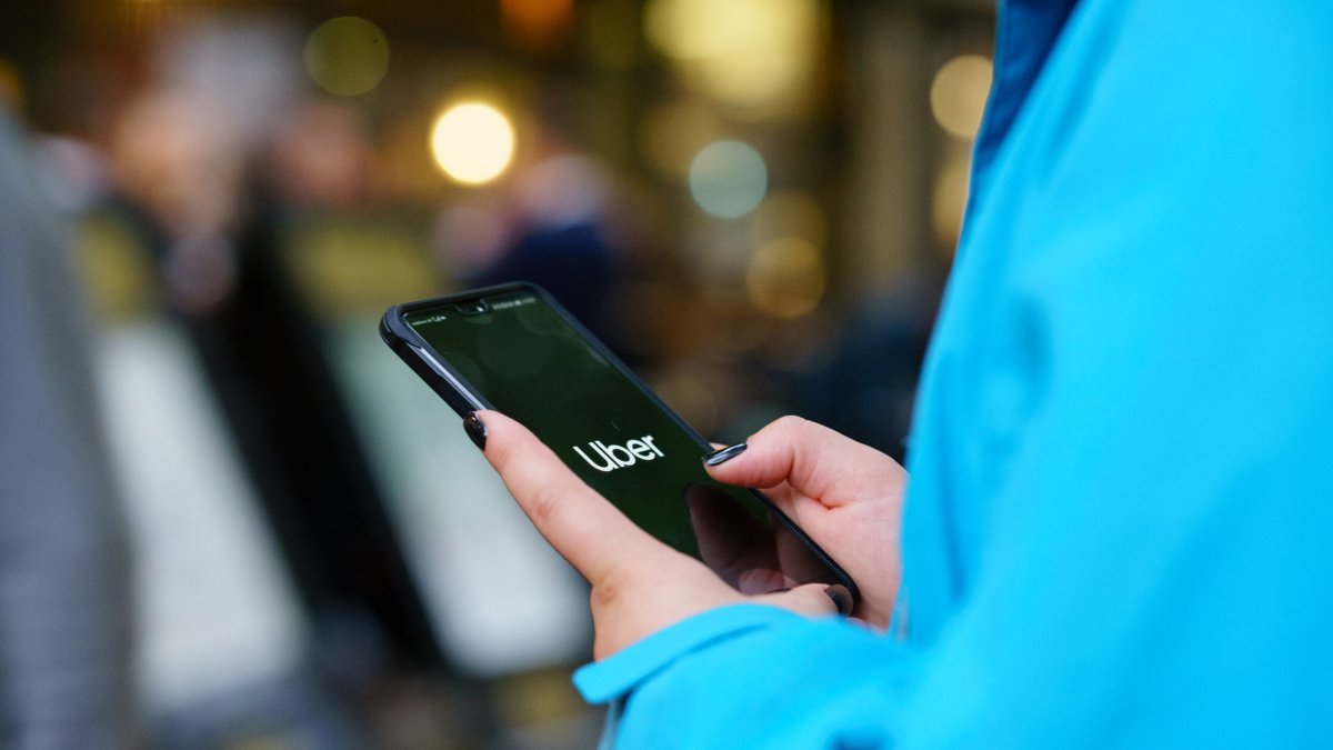 Una usuària d’Uber.