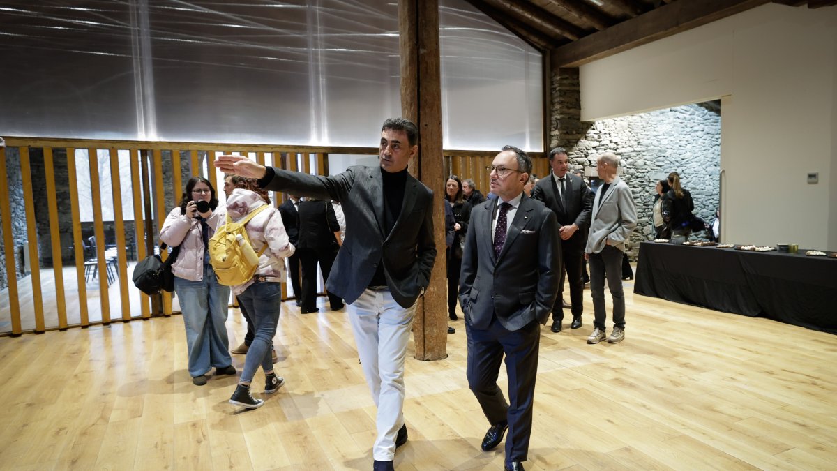 Espot i Ferré visitant les instal·lacions.