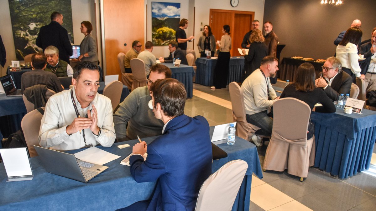 Uns moments de la 2a Jornada d'Internacionalització d'Andorra Bussiness d'avui