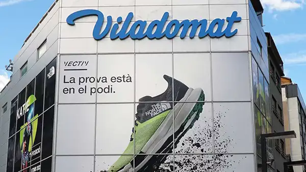 Botiga de Viladomat a l'avinguda Meritxell en una imatge de l'empresa