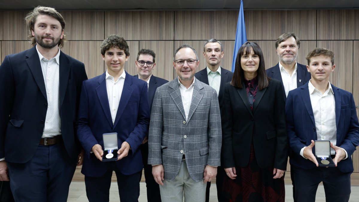 Rebuda del cap de Govern a la selecció de golf.