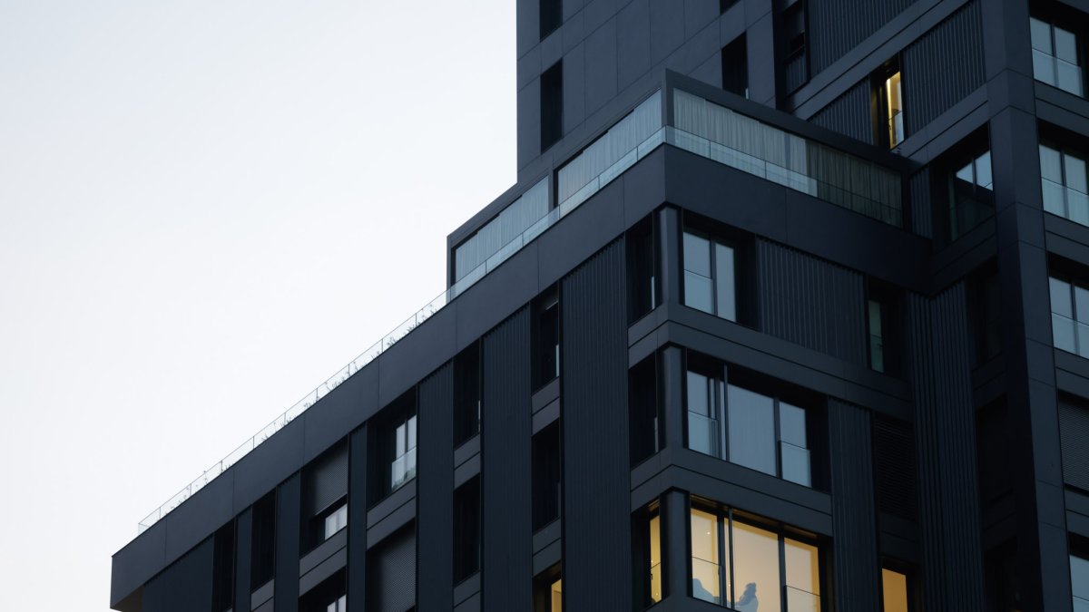 La pèrgola instal·lada a la torre Zenit.