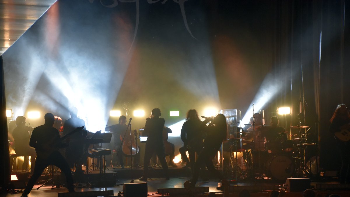 Un instant d'un concert de Persefone i l'ONCA.