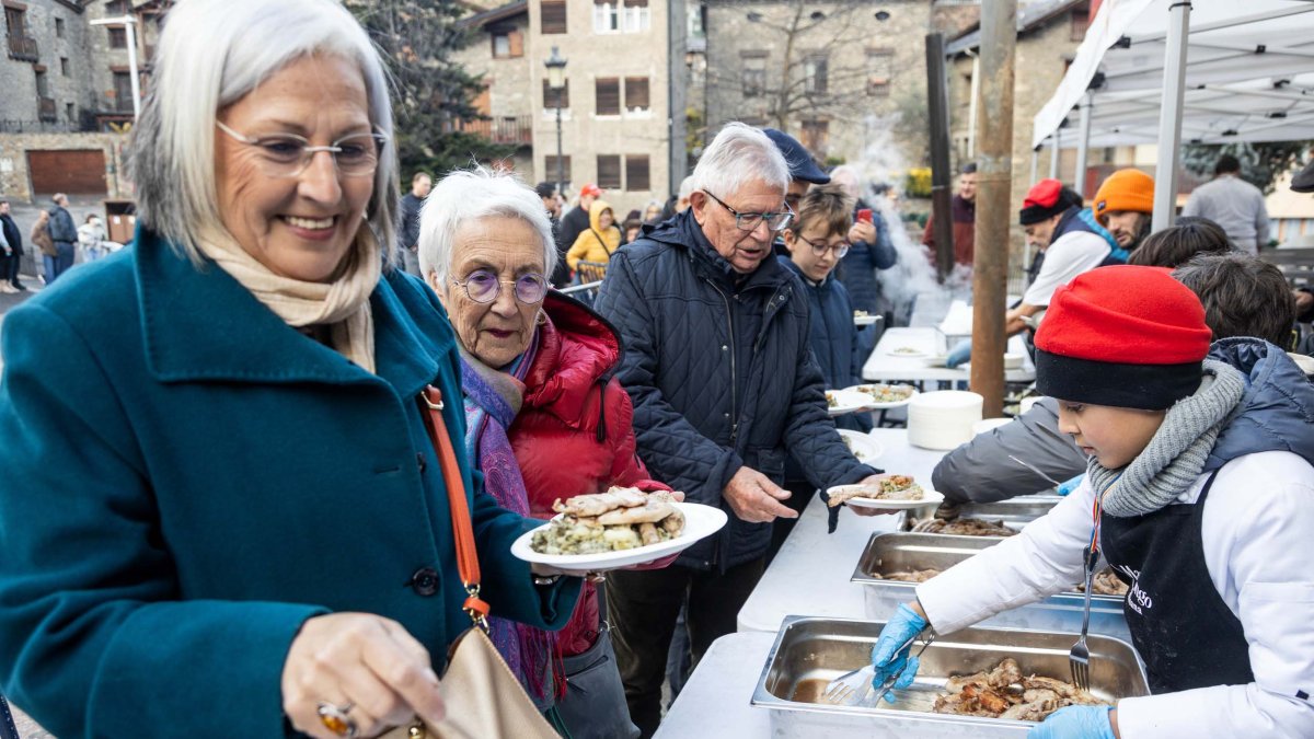 Un moment de la festa de Lo Mandongo.