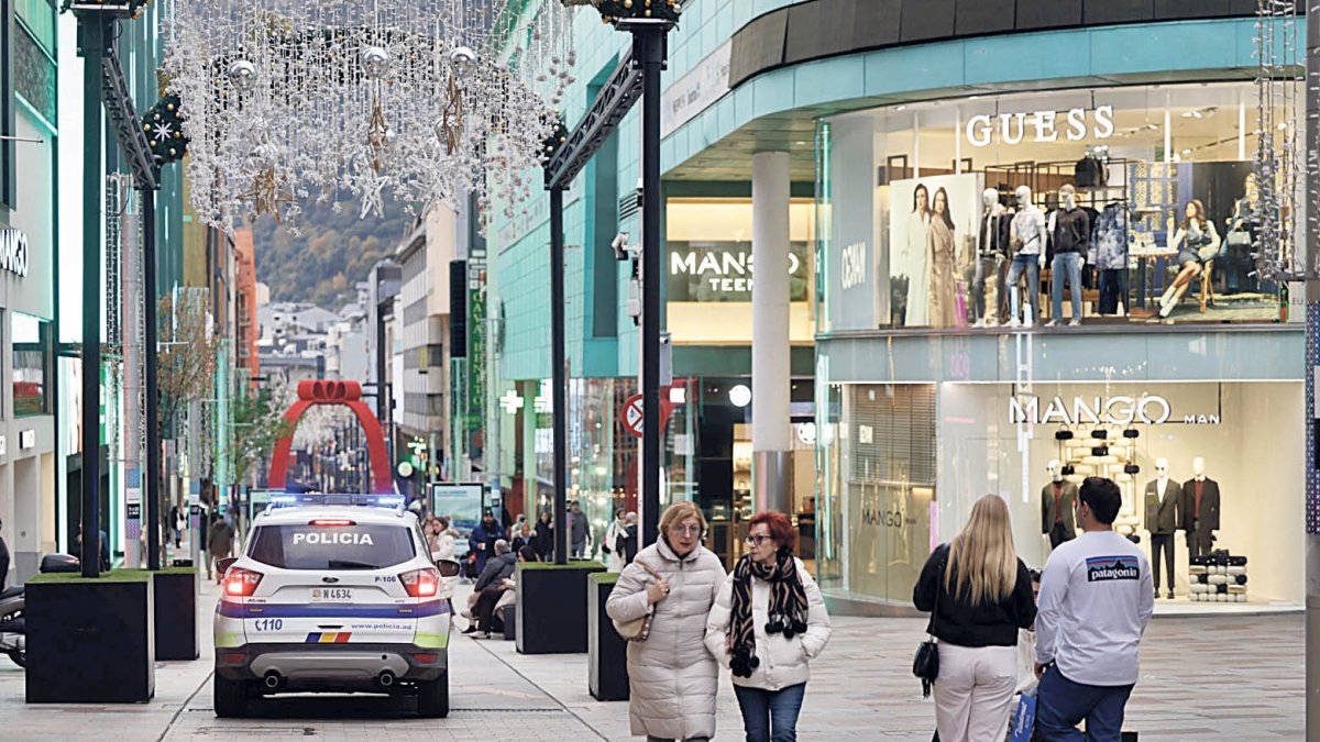 El cor de l’eix comercial de la vall central.