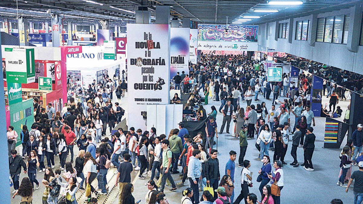 La Feria Internacional del Libro de Guadalajara (Mèxic) l’any passat.