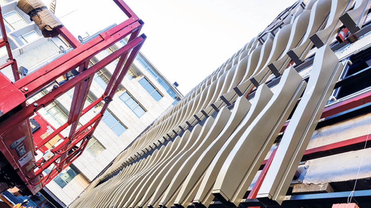 L’estat dels treballs, ahir.