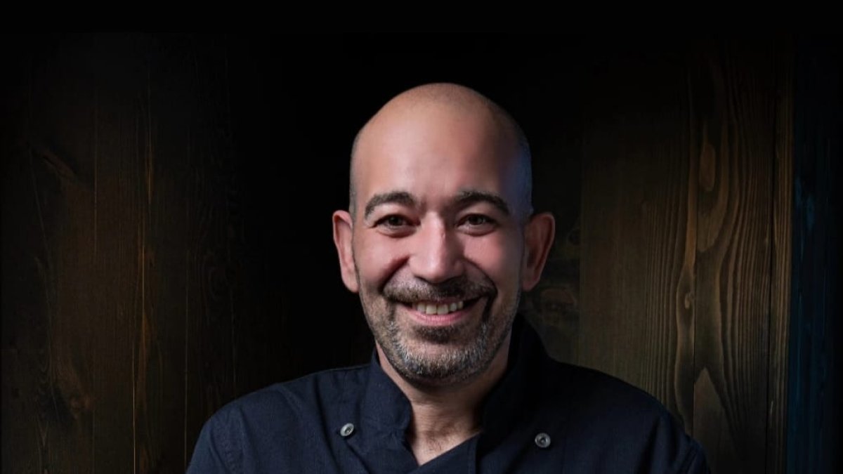 Oscar Villalba és el xef del restaurant Les Pardines 1819